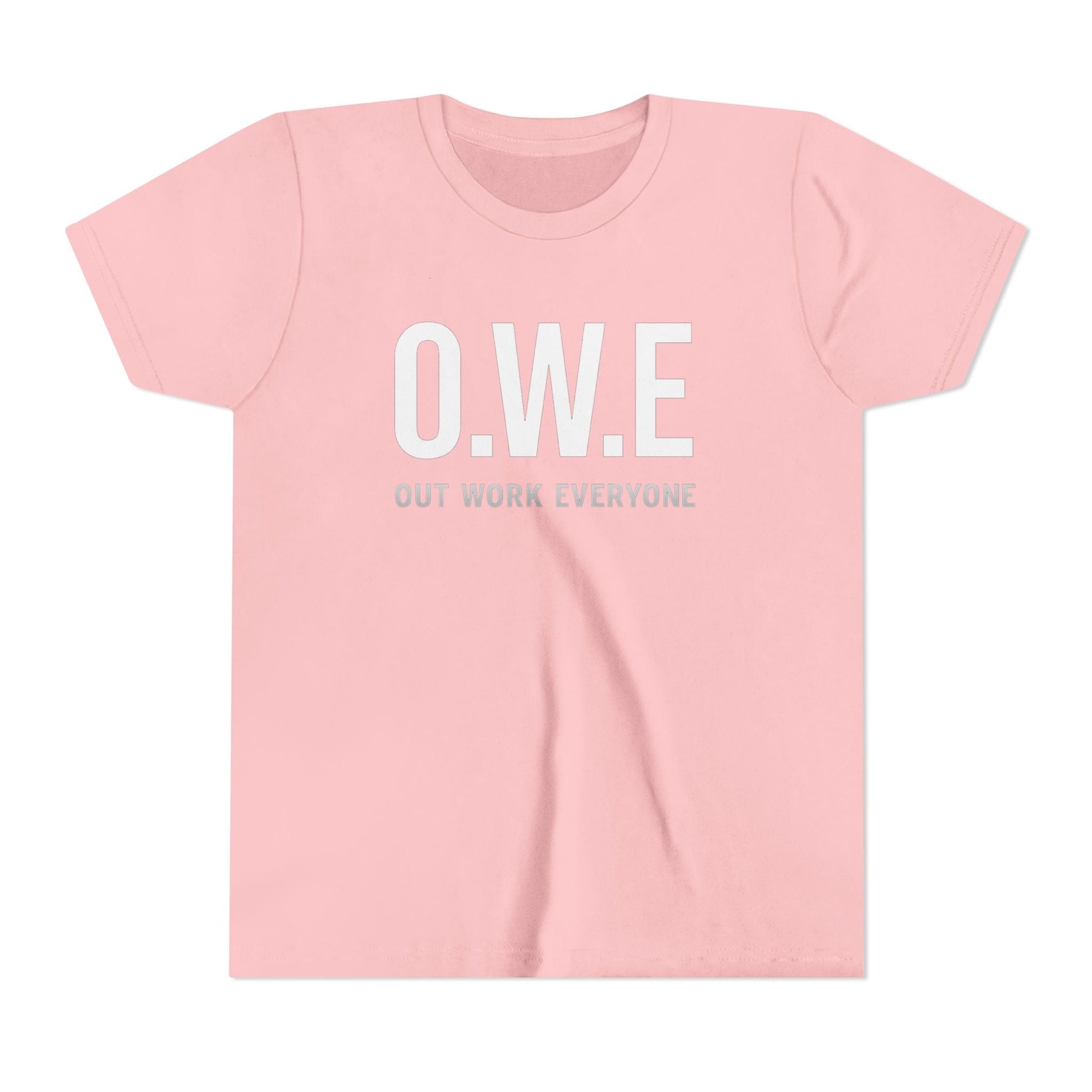 O.W.E. Kids Tee – “Out Work Everyone” Youth Edition (Blue) by Out.Work.Everyone – Kids clothes