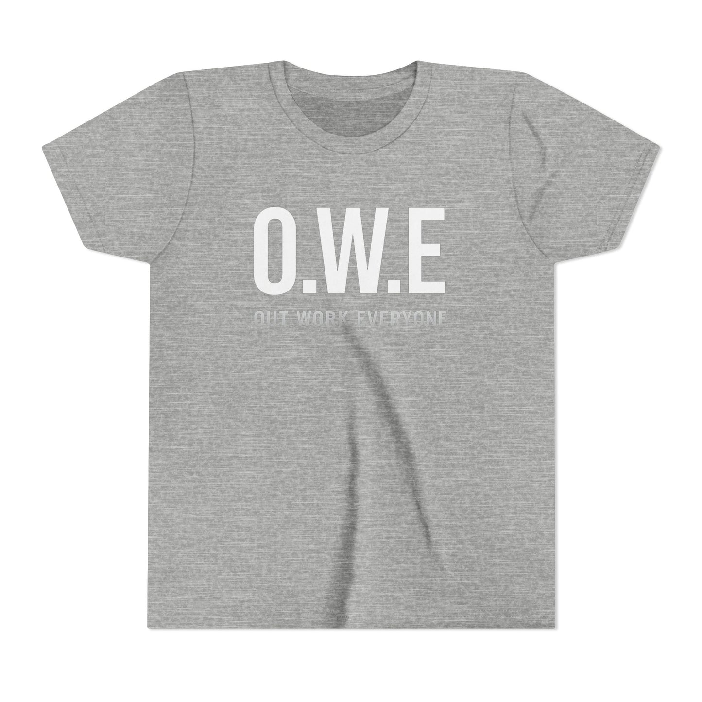 O.W.E. Kids Tee – “Out Work Everyone” Youth Edition (Blue) by Out.Work.Everyone – Kids clothes