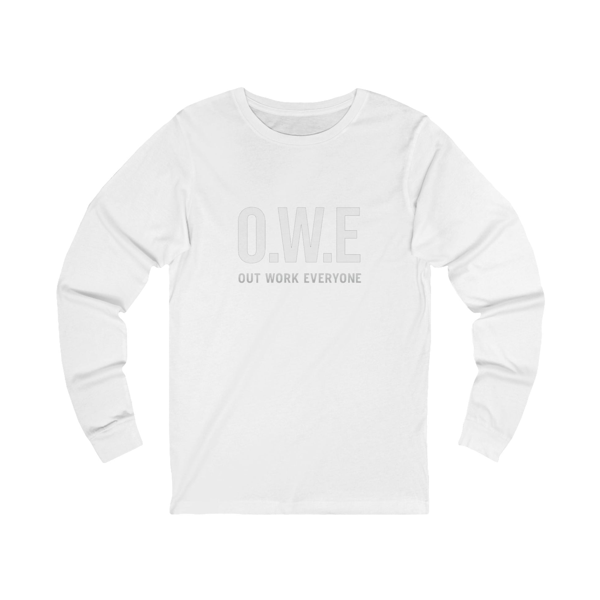 O.W.E. Long Sleeve Tee – Men’s Empowerment Edition (Red) by Out.Work.Everyone – Long - sleeve