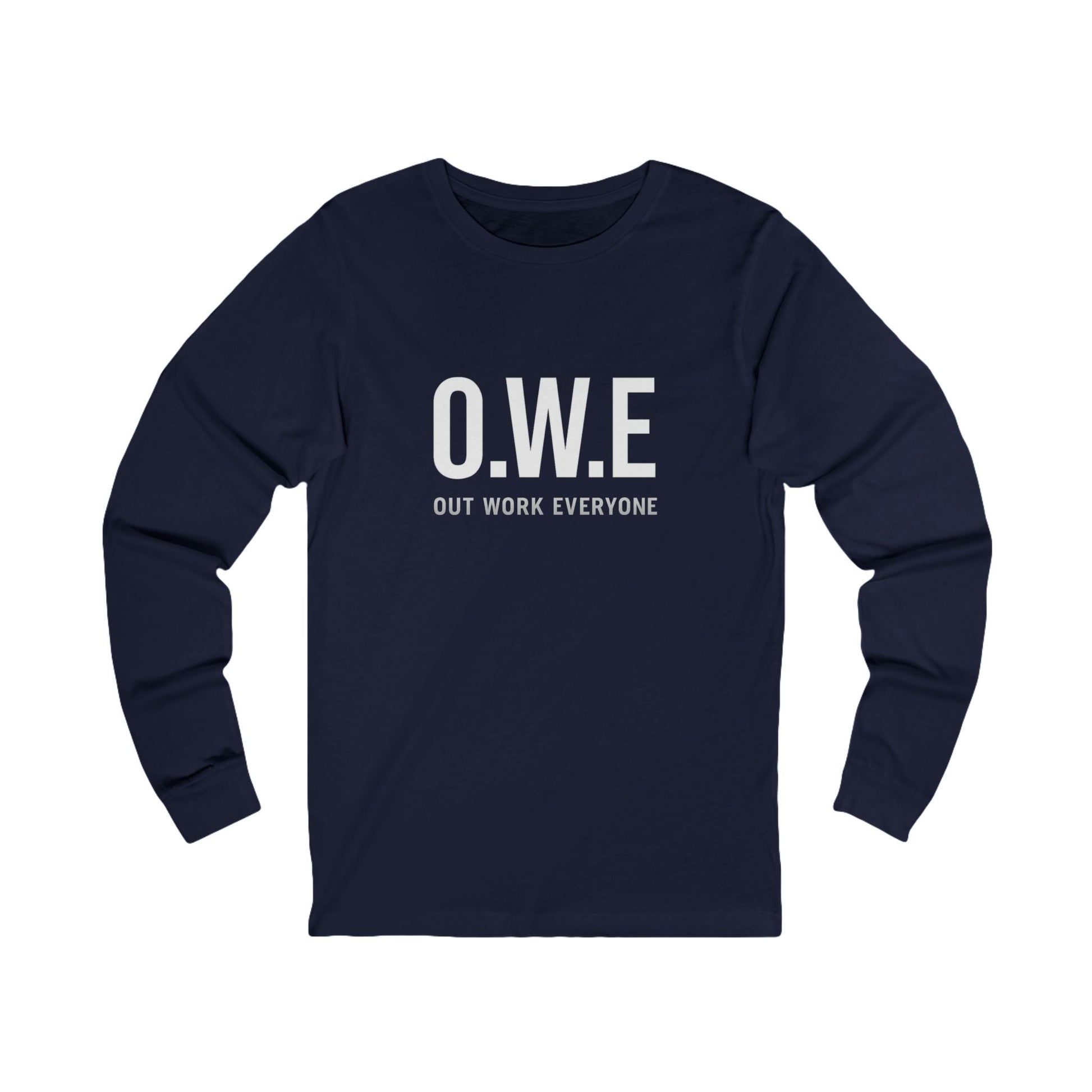 O.W.E. Long Sleeve Tee – Men’s Empowerment Edition (Red) by Out.Work.Everyone – Long - sleeve