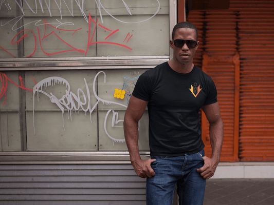 O.W.E. Signature Flame Tee – Glow Up & Grind Edition by Out.Work.Everyone – T-Shirt