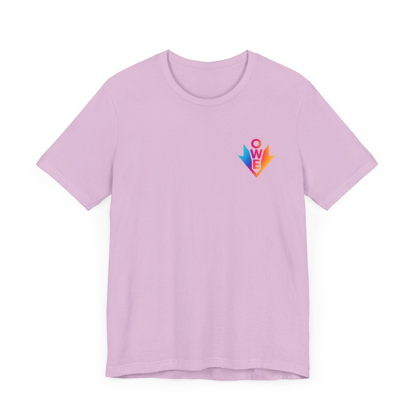 O.W.E. Vibe Shift Tee – Colorful Energy Drop by Out.Work.Everyone – T-Shirt