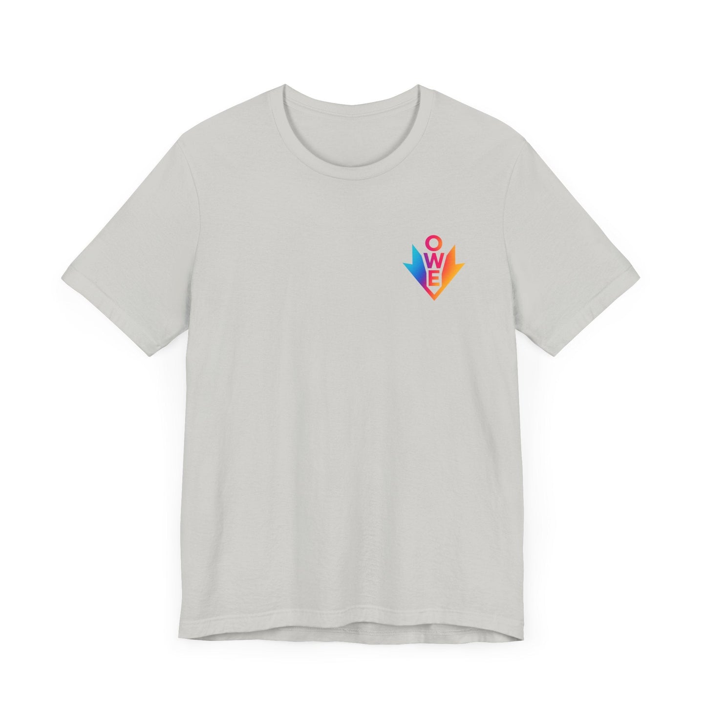 O.W.E. Vibe Shift Tee – Colorful Energy Drop by Out.Work.Everyone – T-Shirt