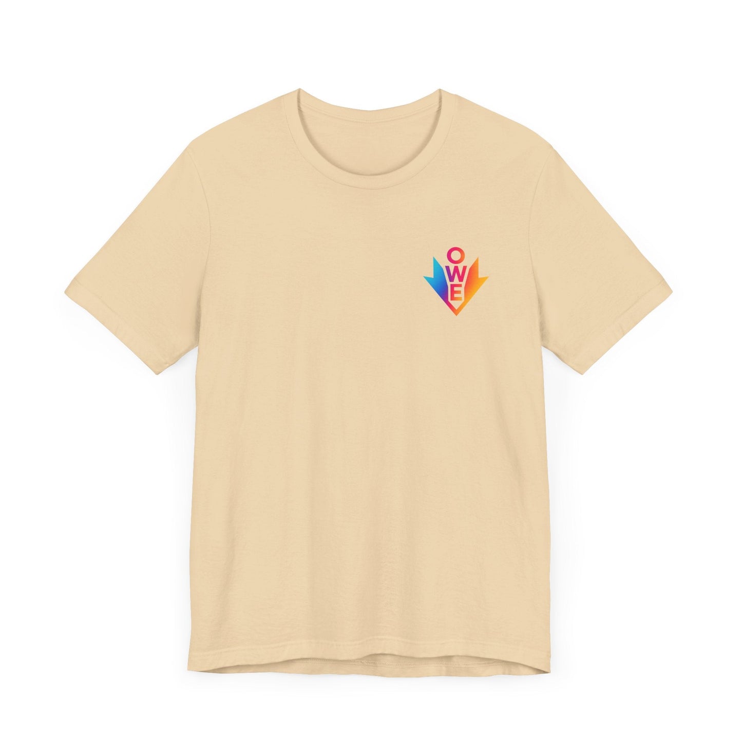 O.W.E. Vibe Shift Tee – Colorful Energy Drop by Out.Work.Everyone – T-Shirt