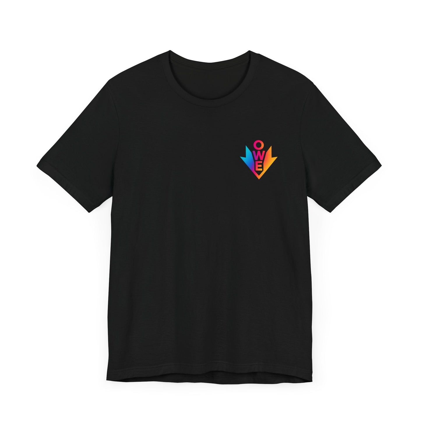 O.W.E. Vibe Shift Tee – Colorful Energy Drop by Out.Work.Everyone – T-Shirt