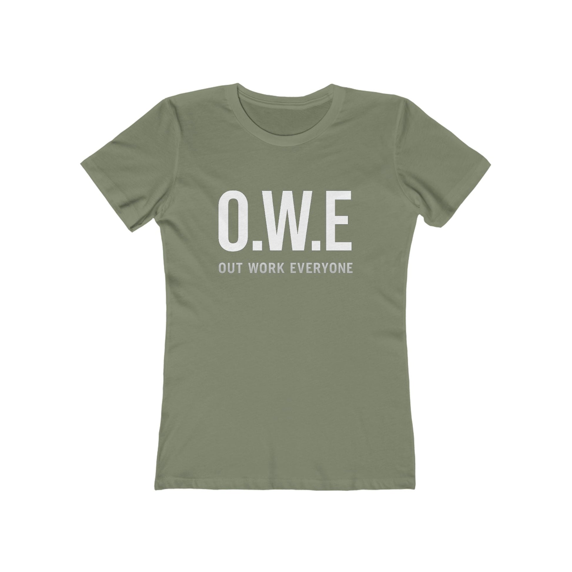 O.W.E. Women’s Empowerment Tee – “Out Work Everyone” Edition (Black) by Out.Work.Everyone – T-Shirt