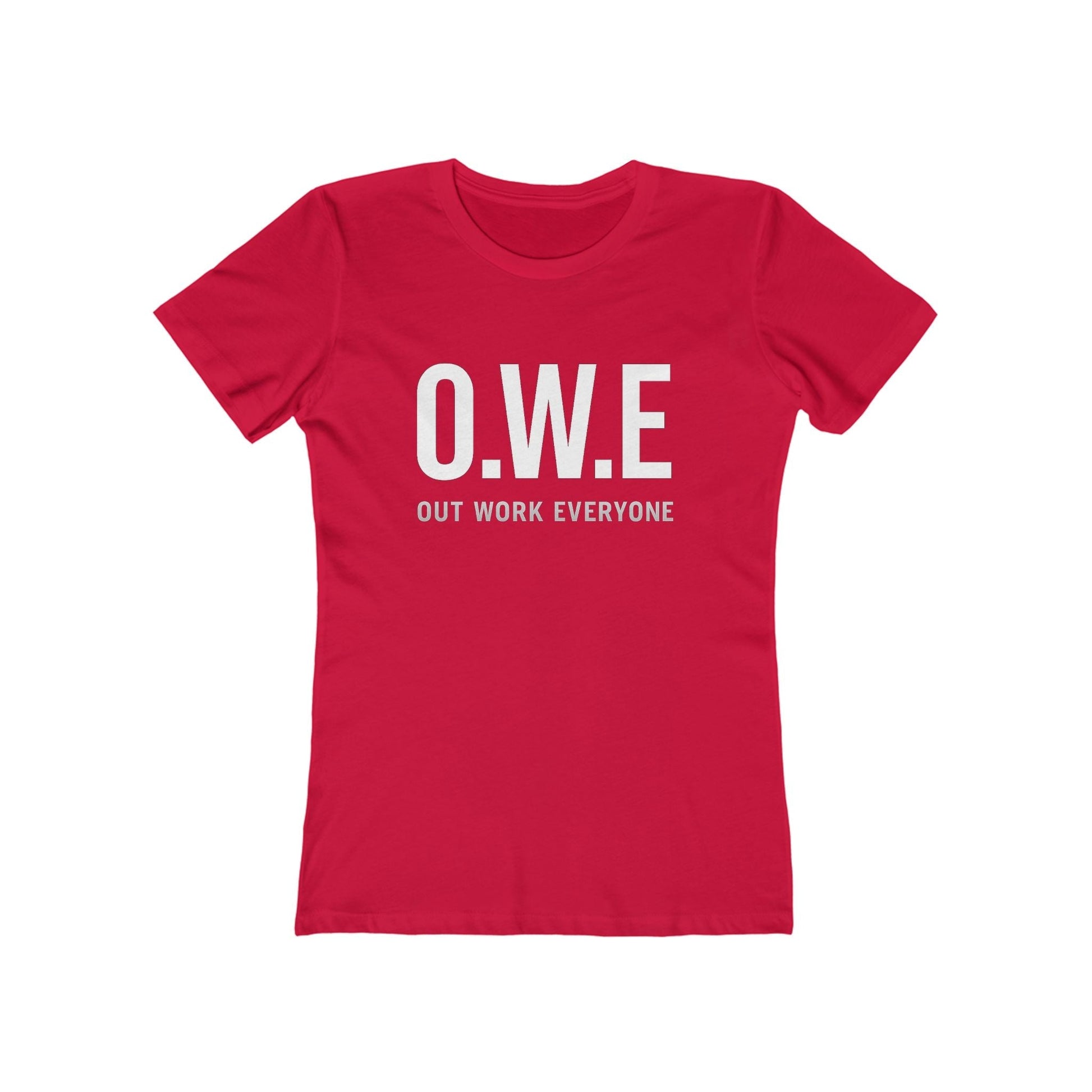 O.W.E. Women’s Empowerment Tee – “Out Work Everyone” Edition (Black) by Out.Work.Everyone – T-Shirt