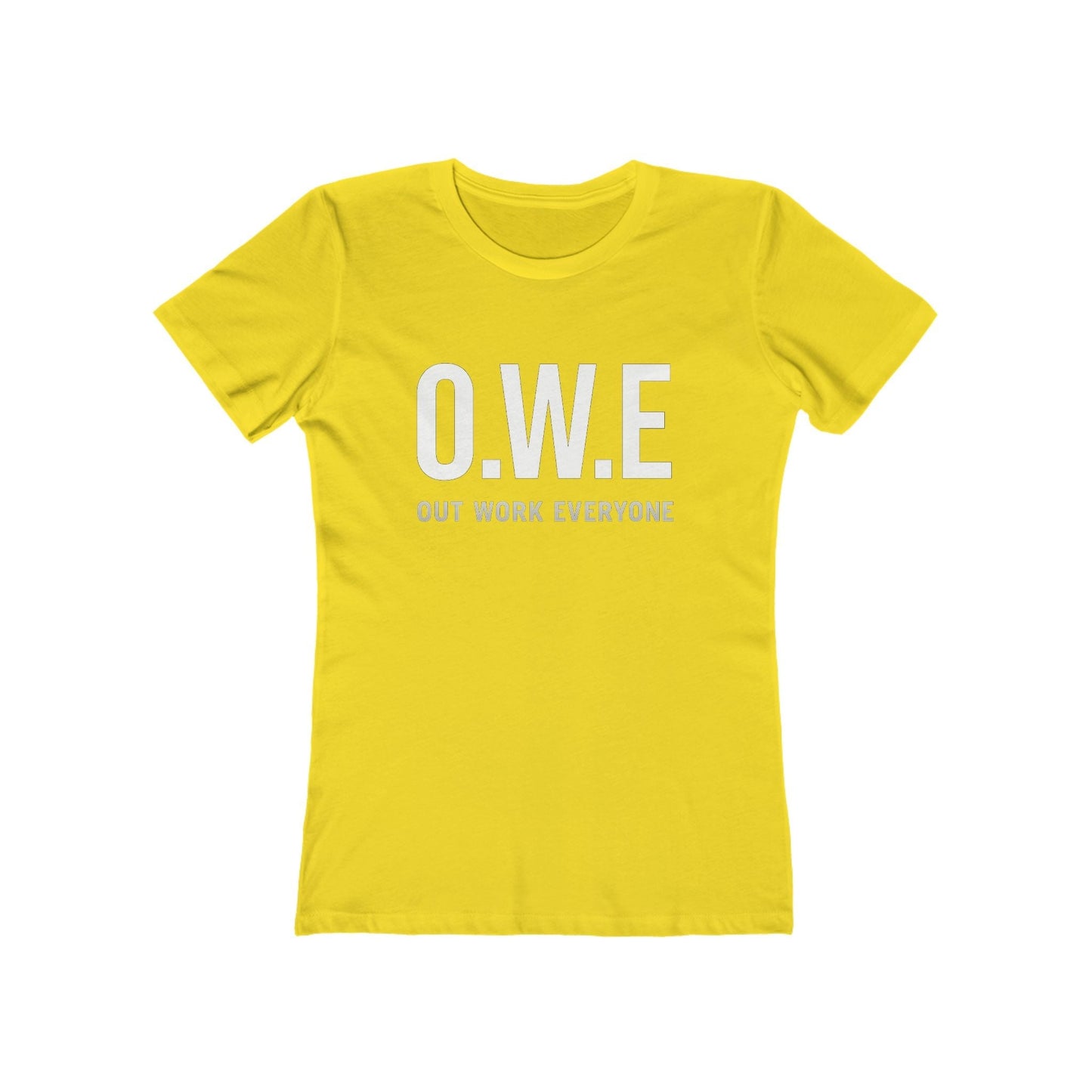 O.W.E. Women’s Empowerment Tee – “Out Work Everyone” Edition (Black) by Out.Work.Everyone – T-Shirt