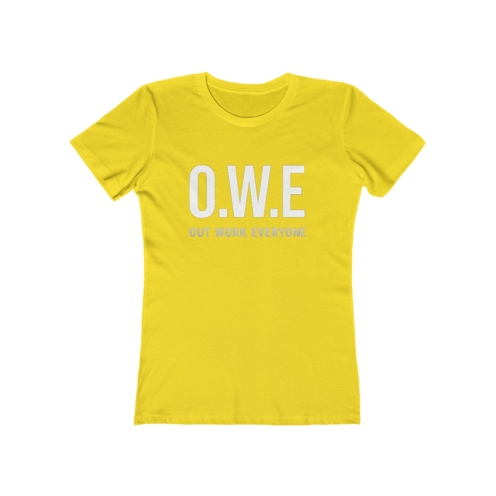 O.W.E. Women’s Empowerment Tee – “Out Work Everyone” Edition (Black) by Out.Work.Everyone – T-Shirt