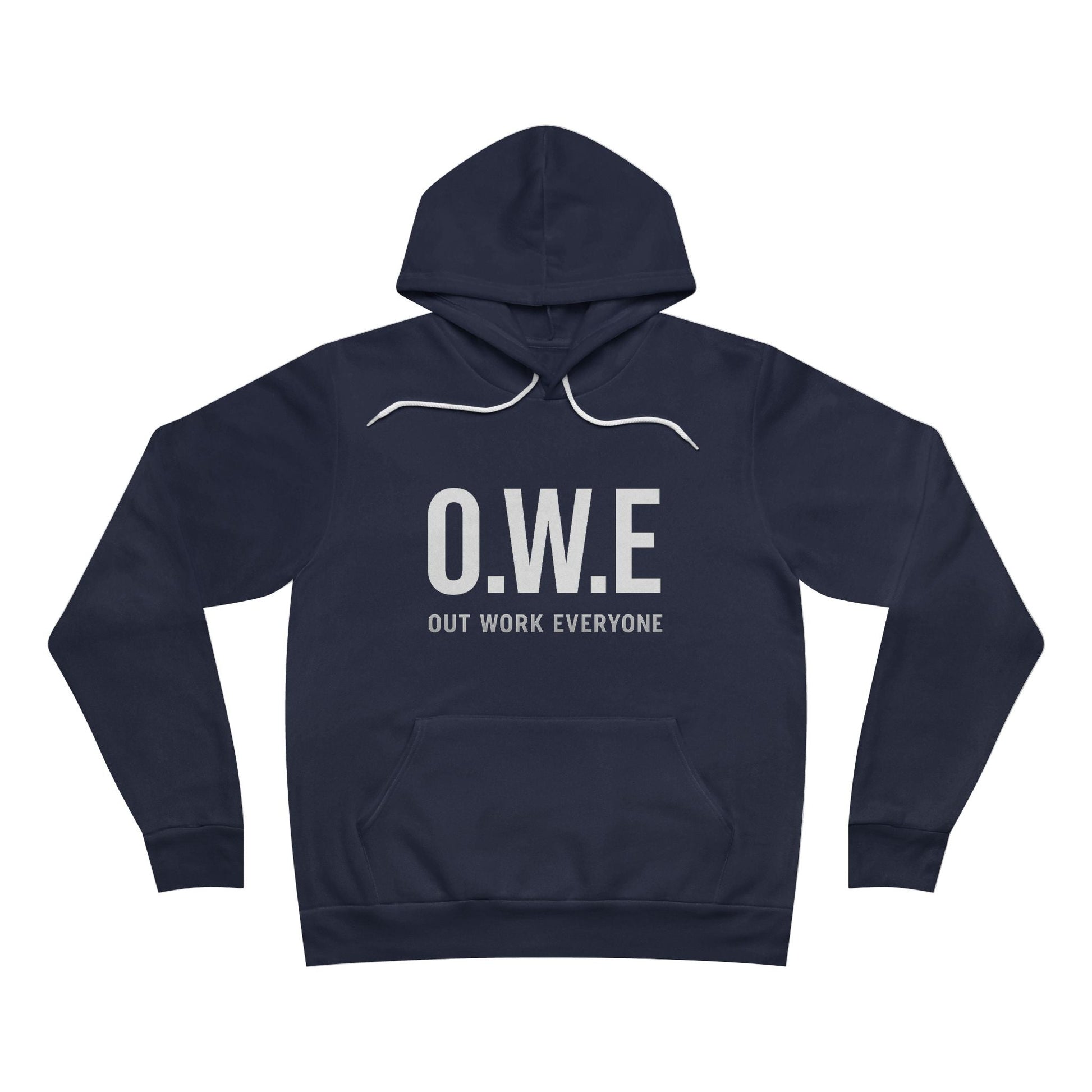 O.W.E. Women’s Hoodie – “Out Work Everyone” (Royal Blue) by Out.Work.Everyone – Hoodie