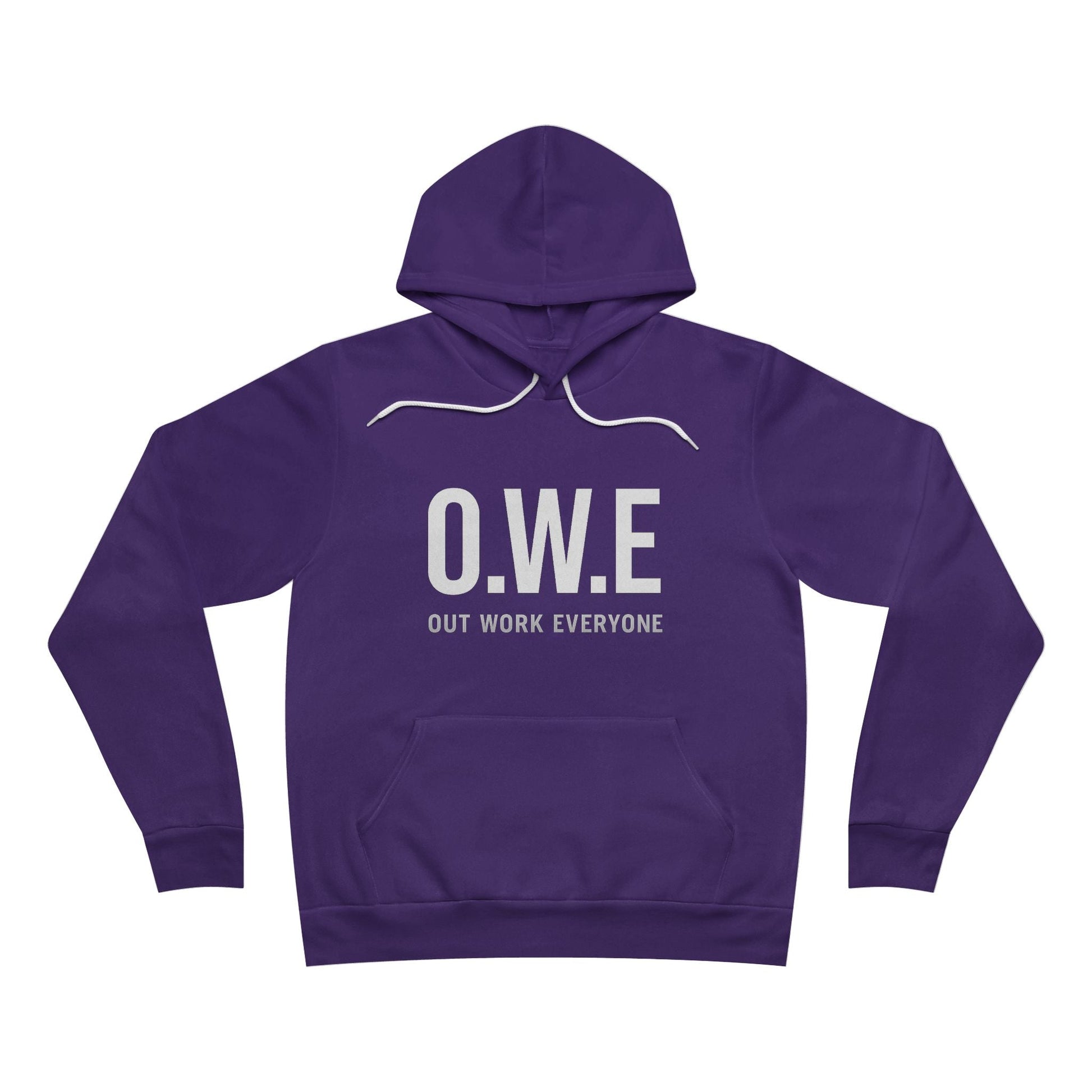 O.W.E. Women’s Hoodie – “Out Work Everyone” (Royal Blue) by Out.Work.Everyone – Hoodie