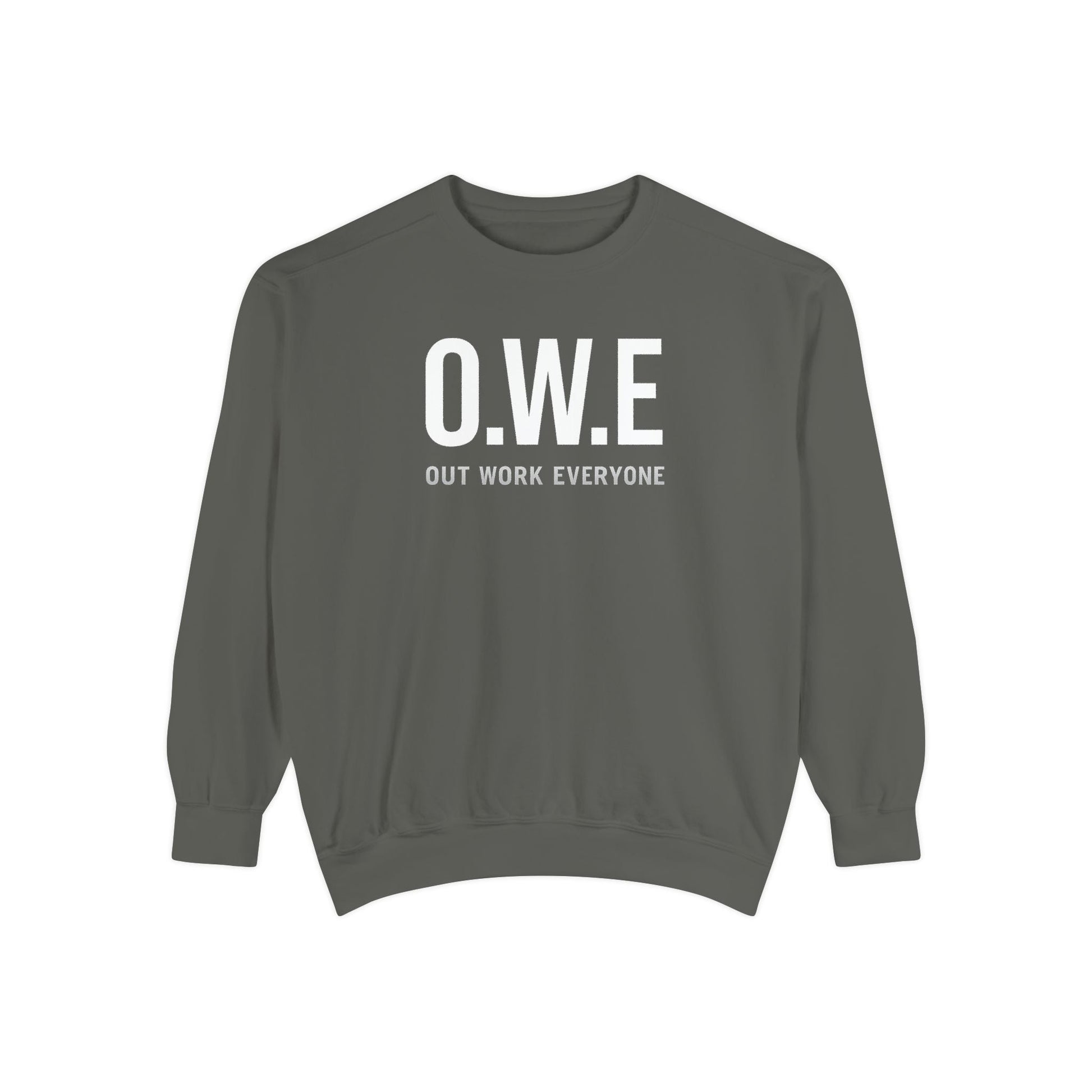 O.W.E. Women’s Sweatshirt – Streetwear Violet Edition by Out.Work.Everyone – Sweatshirt