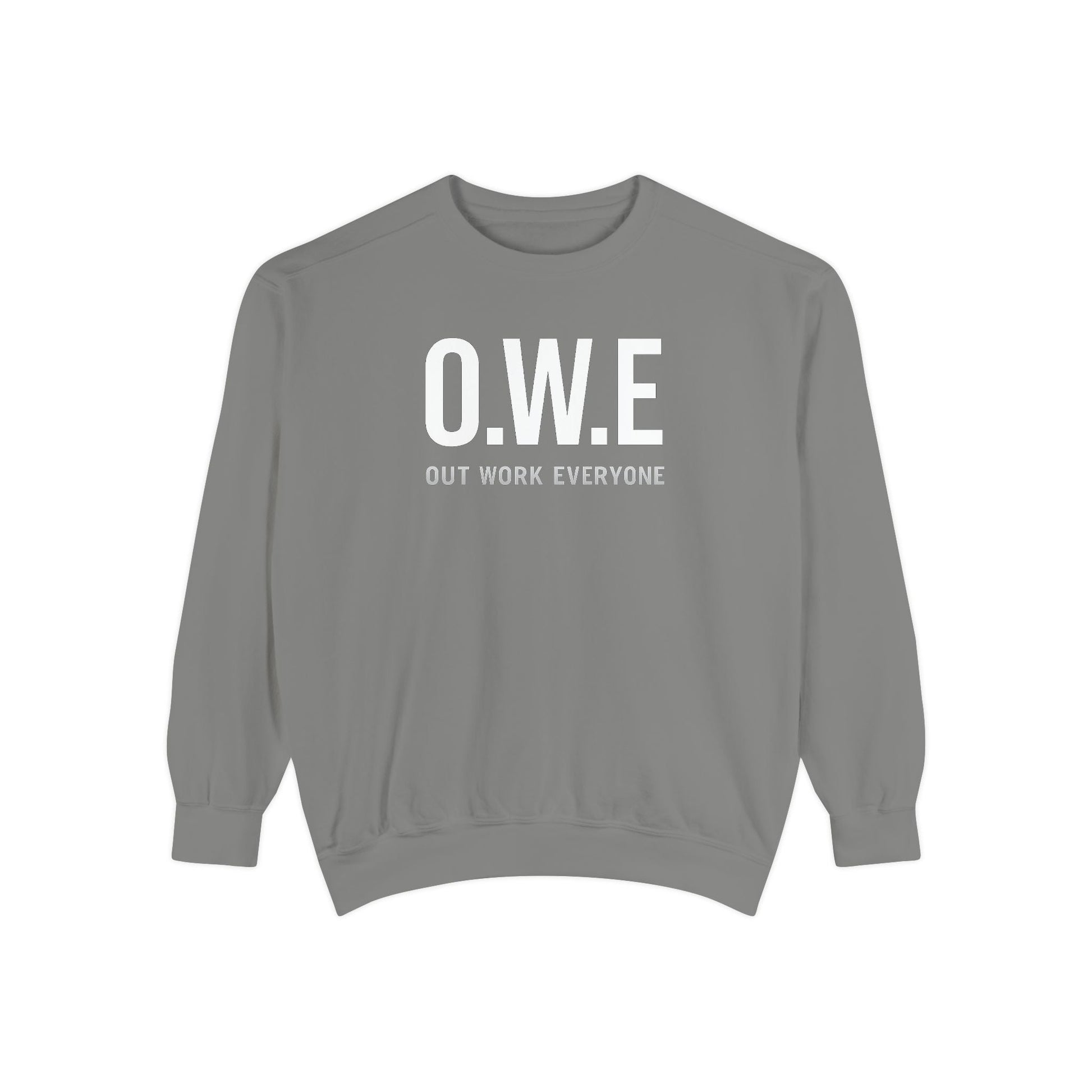 O.W.E. Women’s Sweatshirt – Streetwear Violet Edition by Out.Work.Everyone – Sweatshirt