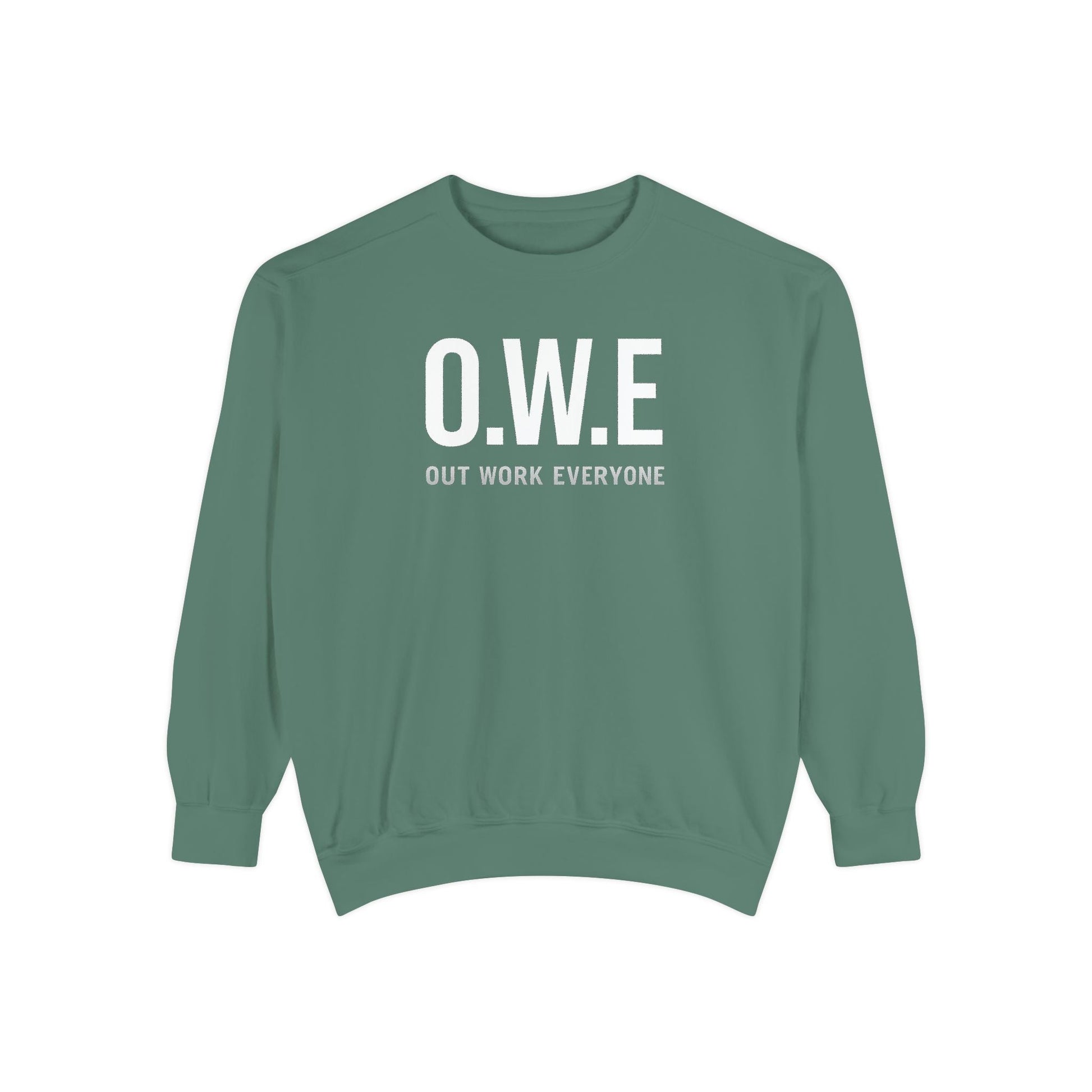 O.W.E. Women’s Sweatshirt – Streetwear Violet Edition by Out.Work.Everyone – Sweatshirt