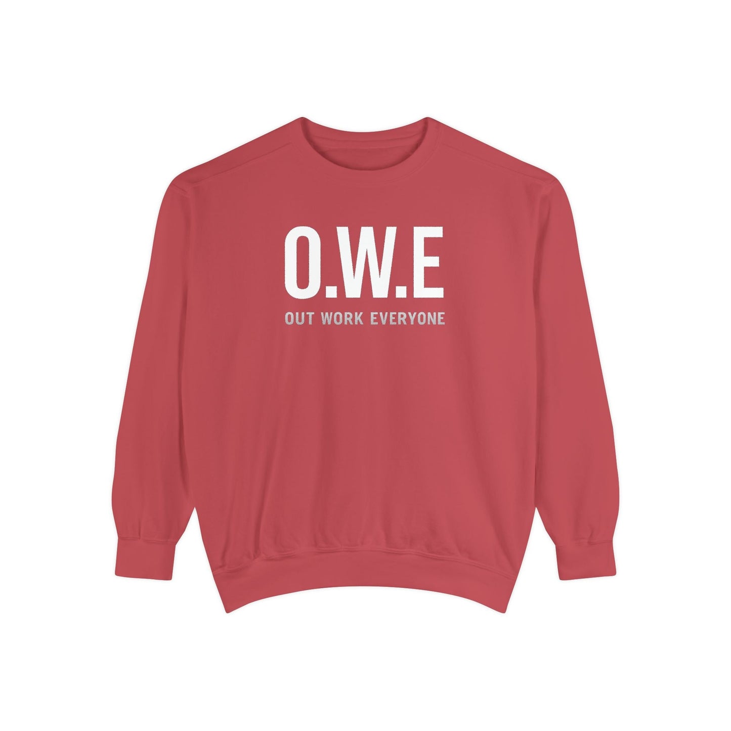 O.W.E. Women’s Sweatshirt – Streetwear Violet Edition by Out.Work.Everyone – Sweatshirt