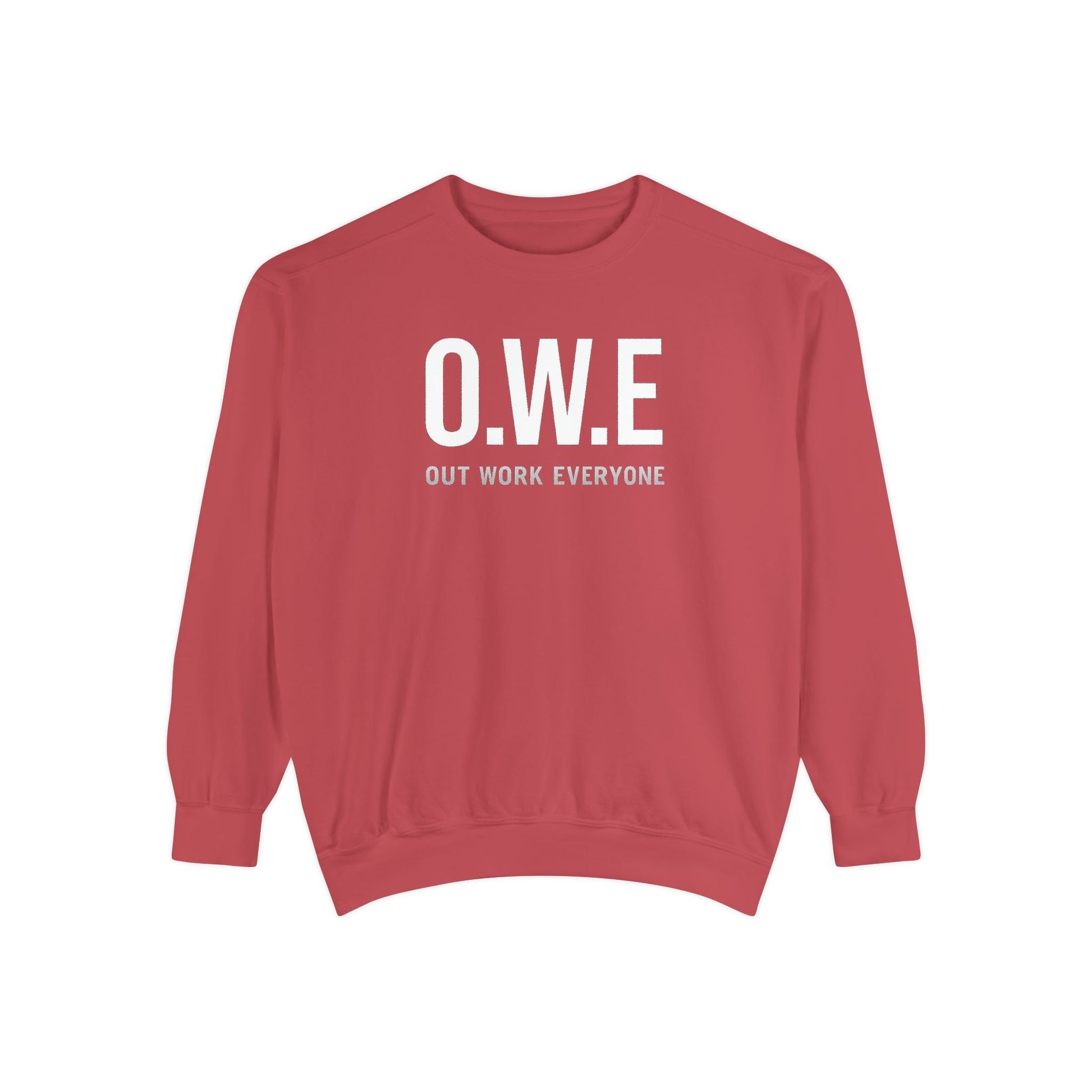 O.W.E. Women’s Sweatshirt – Streetwear Violet Edition by Out.Work.Everyone – Sweatshirt
