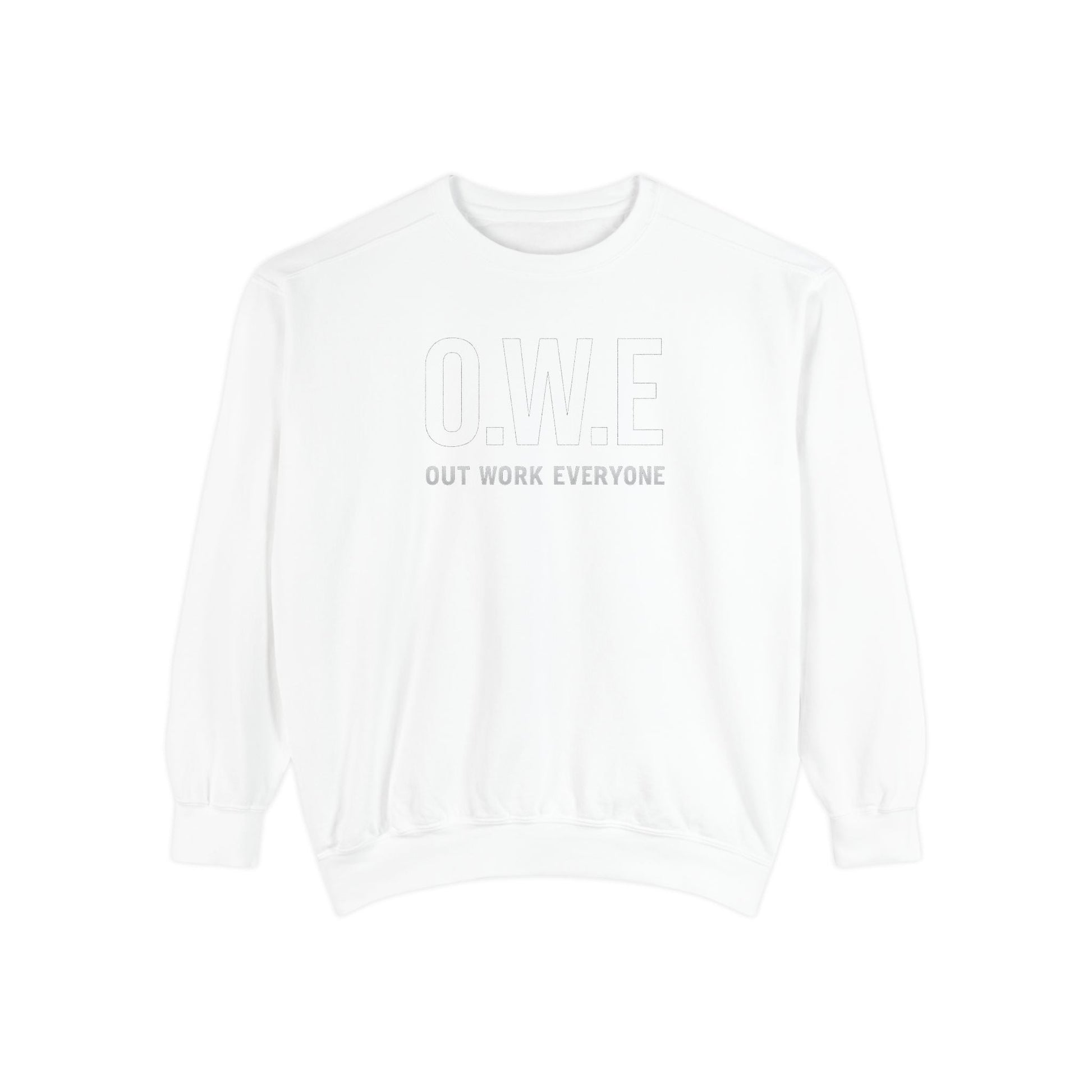 O.W.E. Women’s Sweatshirt – Streetwear Violet Edition by Out.Work.Everyone – Sweatshirt