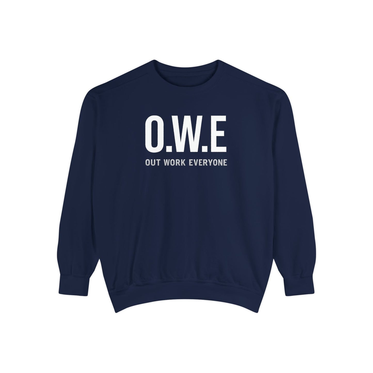O.W.E. Women’s Sweatshirt – Streetwear Violet Edition by Out.Work.Everyone – Sweatshirt