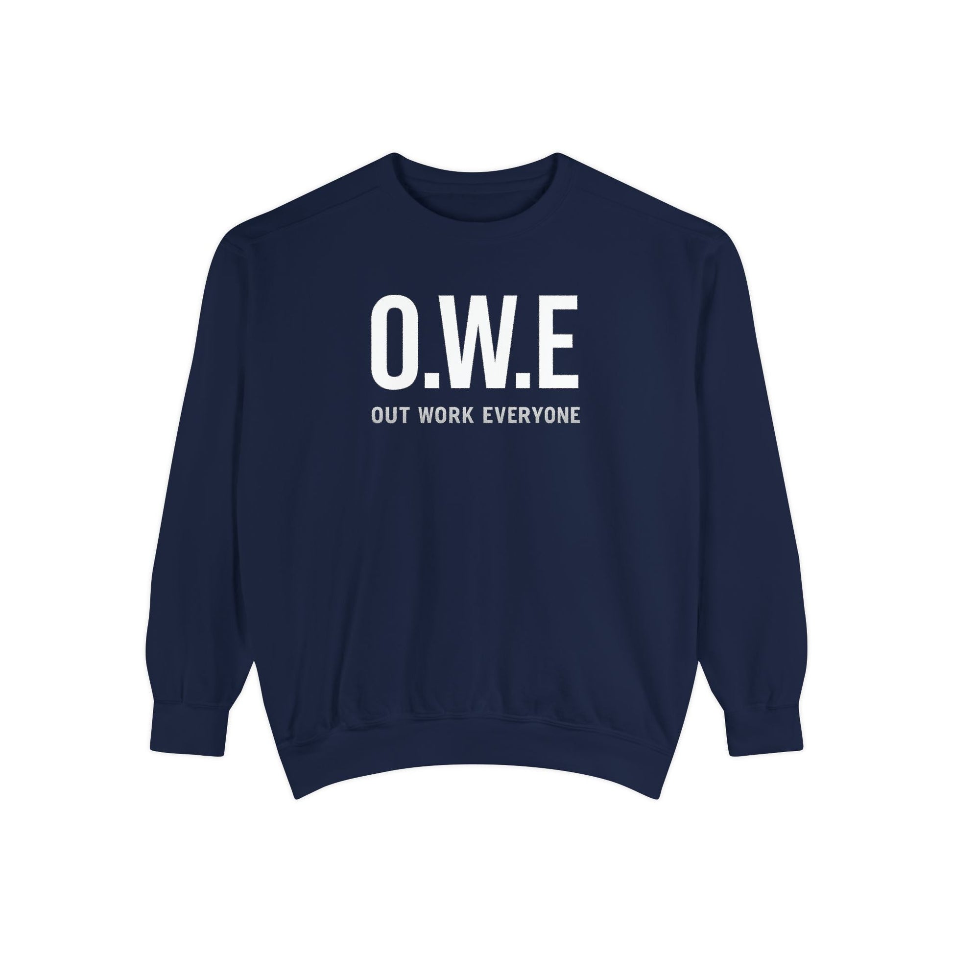 O.W.E. Women’s Sweatshirt – Streetwear Violet Edition by Out.Work.Everyone – Sweatshirt