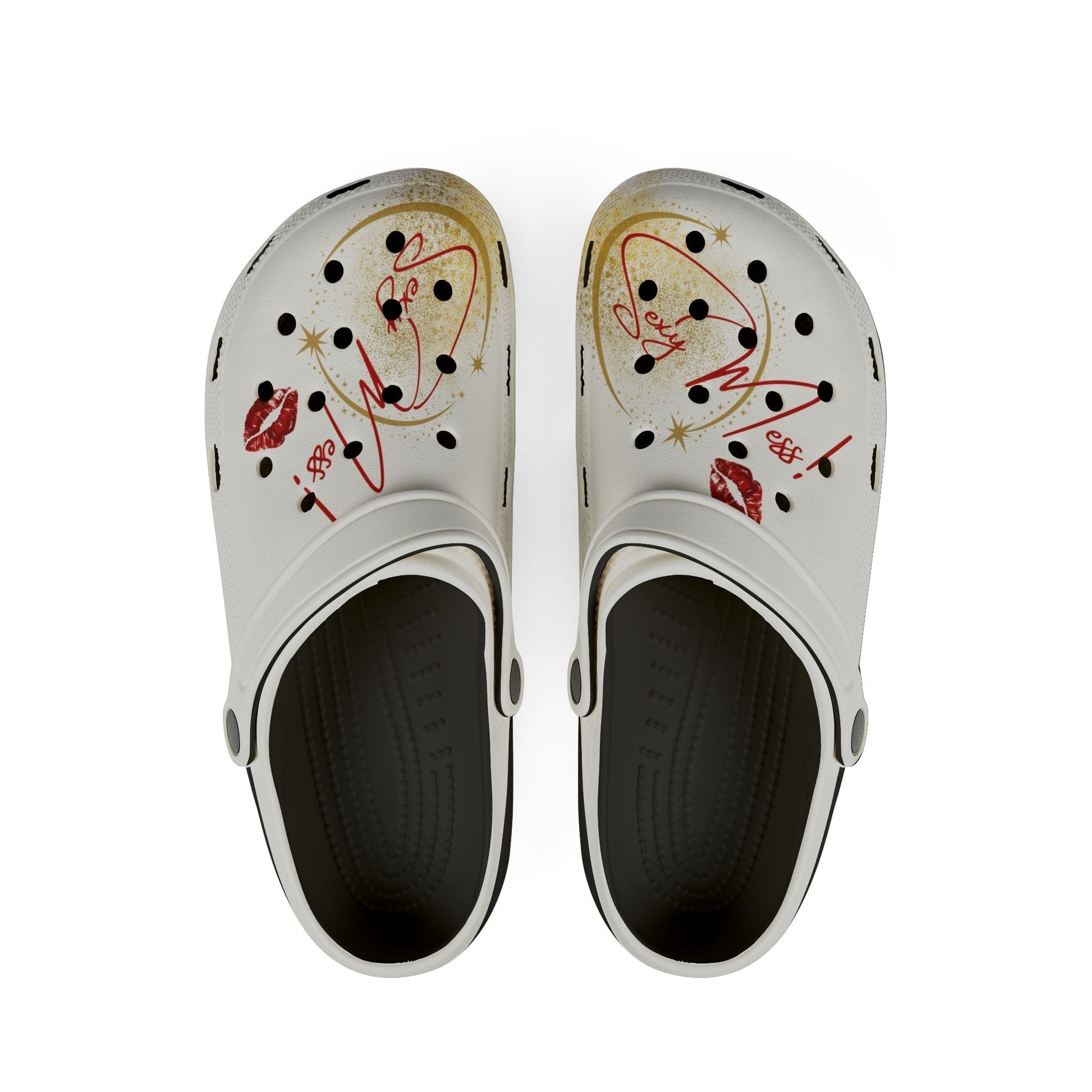 Sexy Mess! Glitter EVA Foam Shoes – Bold Comfort with Sparkle by Out.Work.Everyone – Shoes