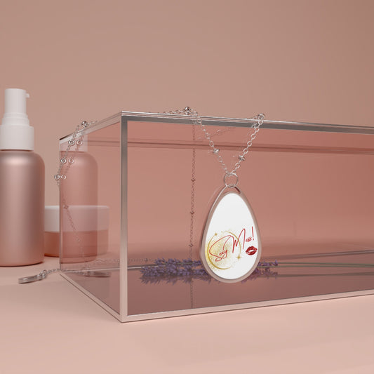 Sexy Mess! Oval Pendant Necklace – Sparkle Loud, Own Your Energy by Out.Work.Everyone – Accessories