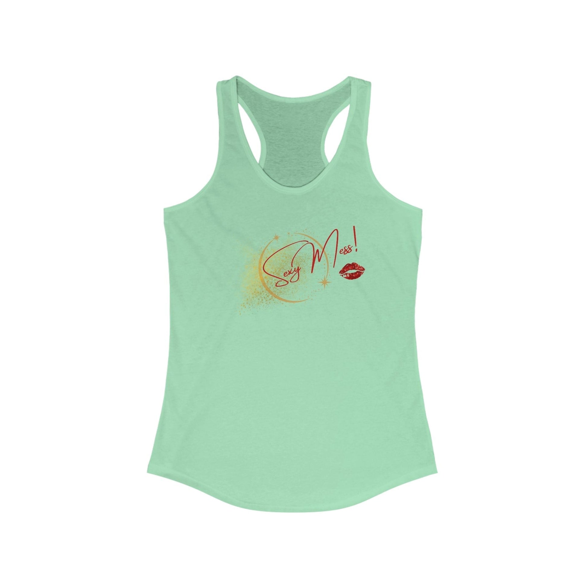 Sexy Mess Racerback Tank – Effortless Style with Attitude by Out.Work.Everyone – Tank Top