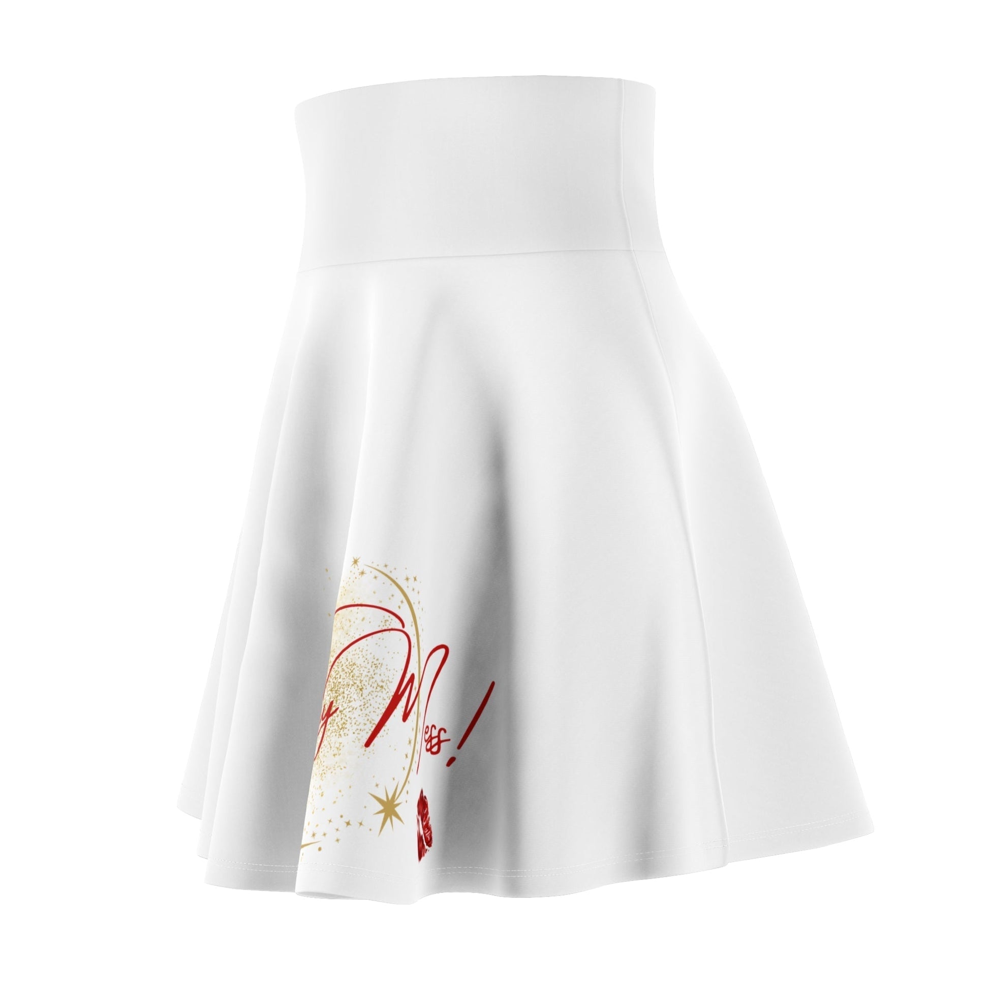 Sexy Mess Skater Skirt – Flirty, Fierce, & Unapologetic by Out.Work.Everyone – All Over Prints