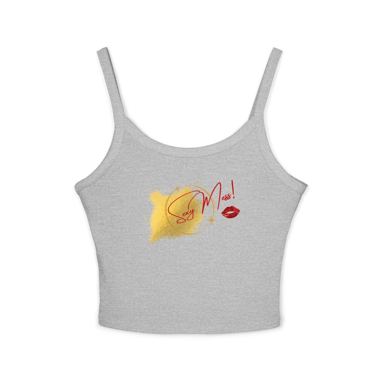 Sexy Mess Spaghetti Strap Tank – Flirty, Light & Made to Slay by Out.Work.Everyone – Tank Top
