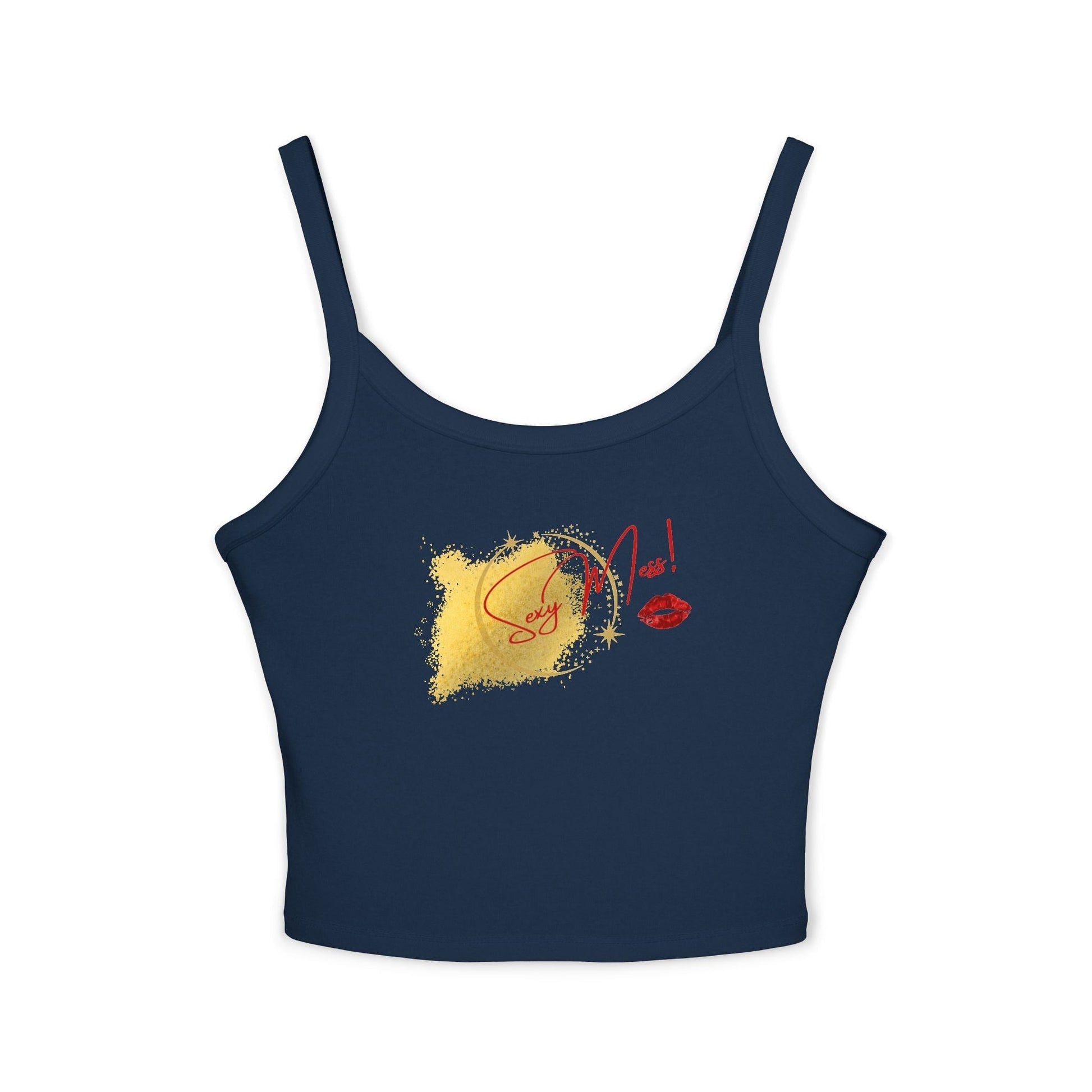 Sexy Mess Spaghetti Strap Tank – Flirty, Light & Made to Slay by Out.Work.Everyone – Tank Top
