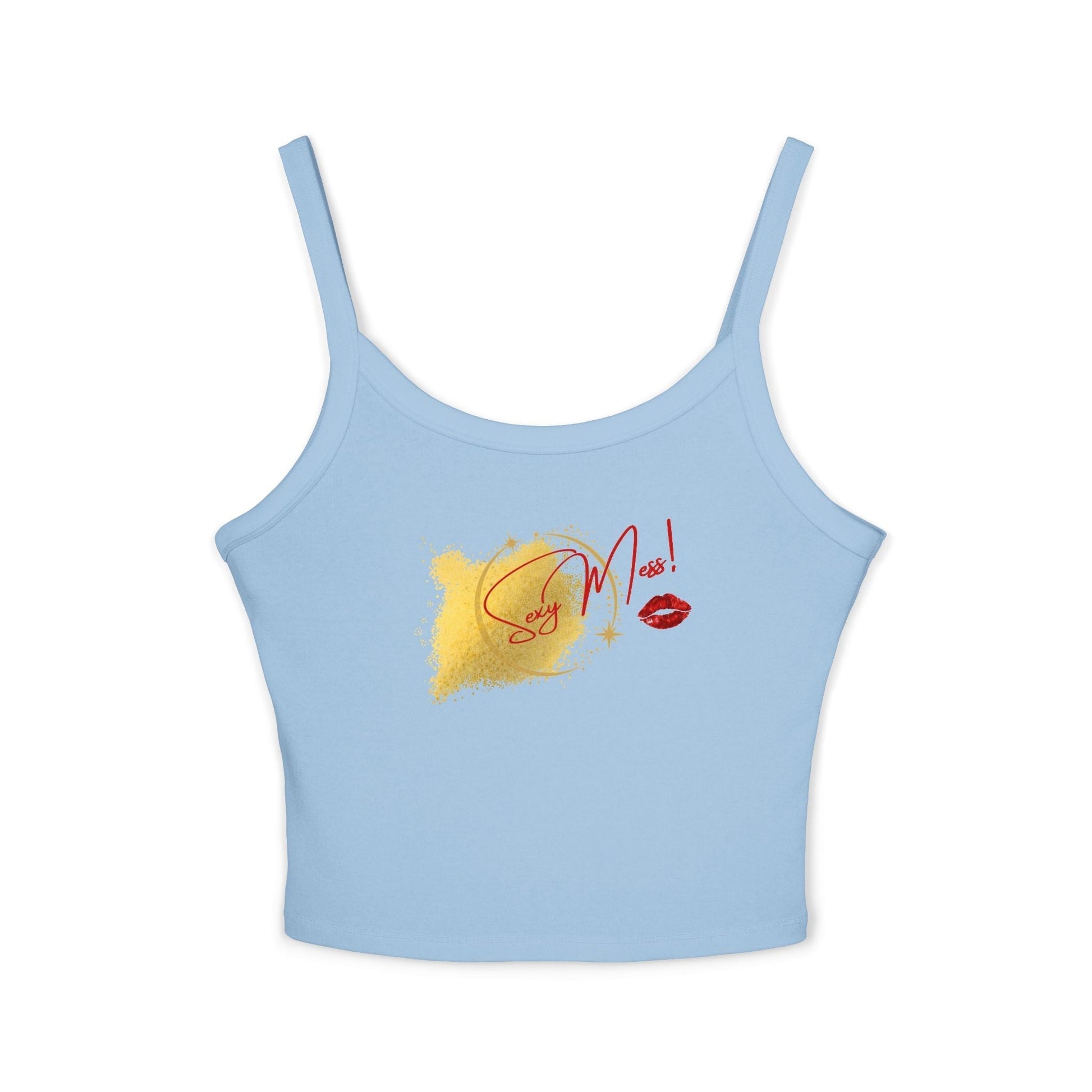 Sexy Mess Spaghetti Strap Tank – Flirty, Light & Made to Slay by Out.Work.Everyone – Tank Top